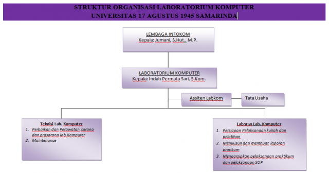 Struktur Organisasi LABKOM